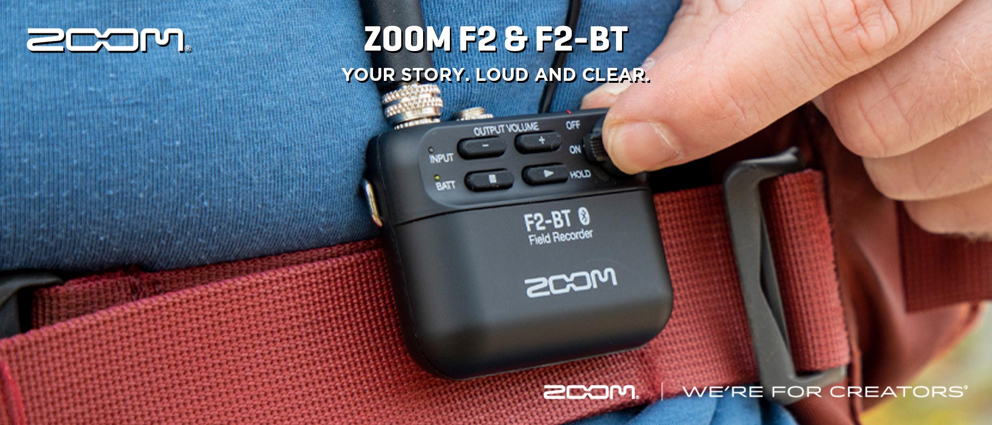 Zoom unveils the new F2 and F2BT Field Recorders Sound Service Blog
