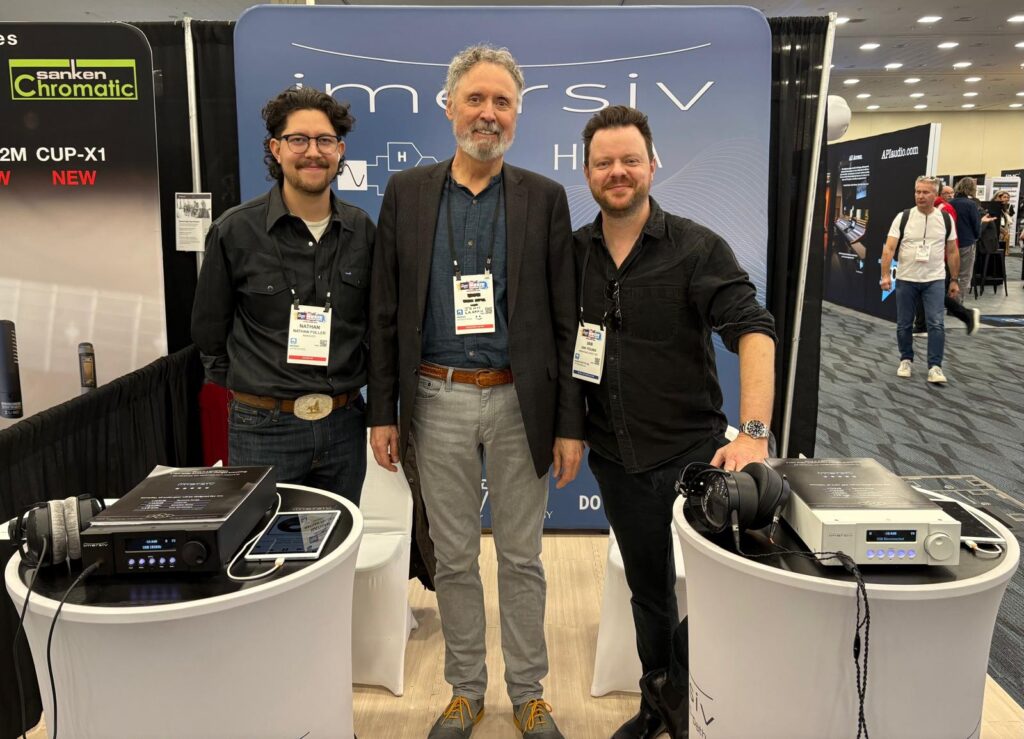 Sound Service UK MD Ian Young with Team Imersiv